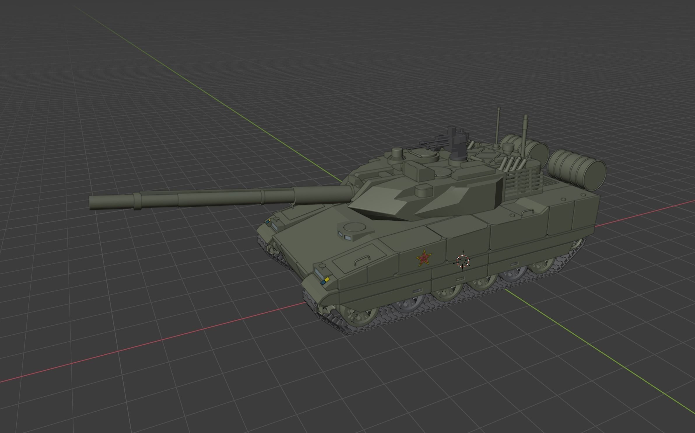 ZTQ-15 Light Tank 3D model_3