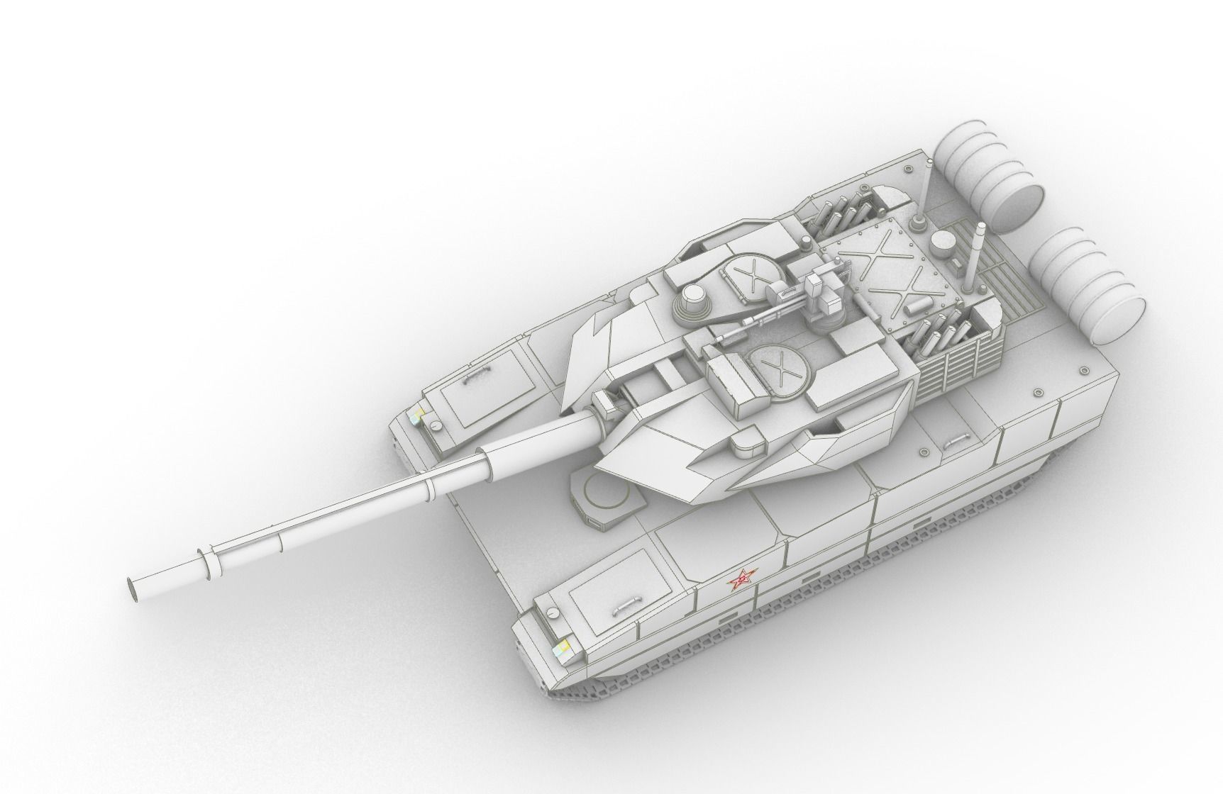 ZTQ-15 Light Tank 3D model_6