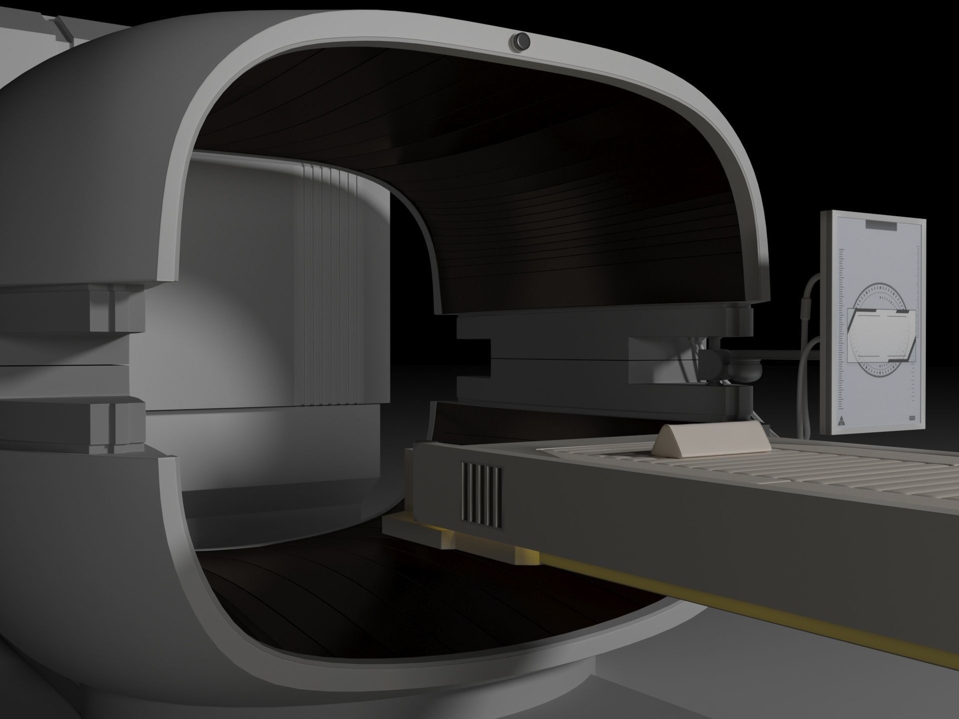 Sci Fi Medical Pod - Medpod 3D model_13