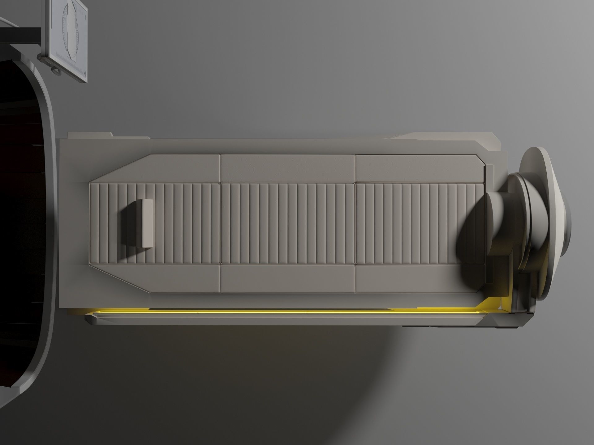 Sci Fi Medical Pod - Medpod 3D model_11