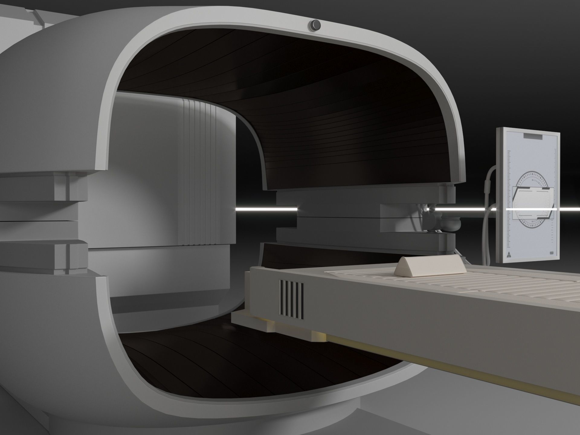 Sci Fi Medical Pod - Medpod 3D model_4