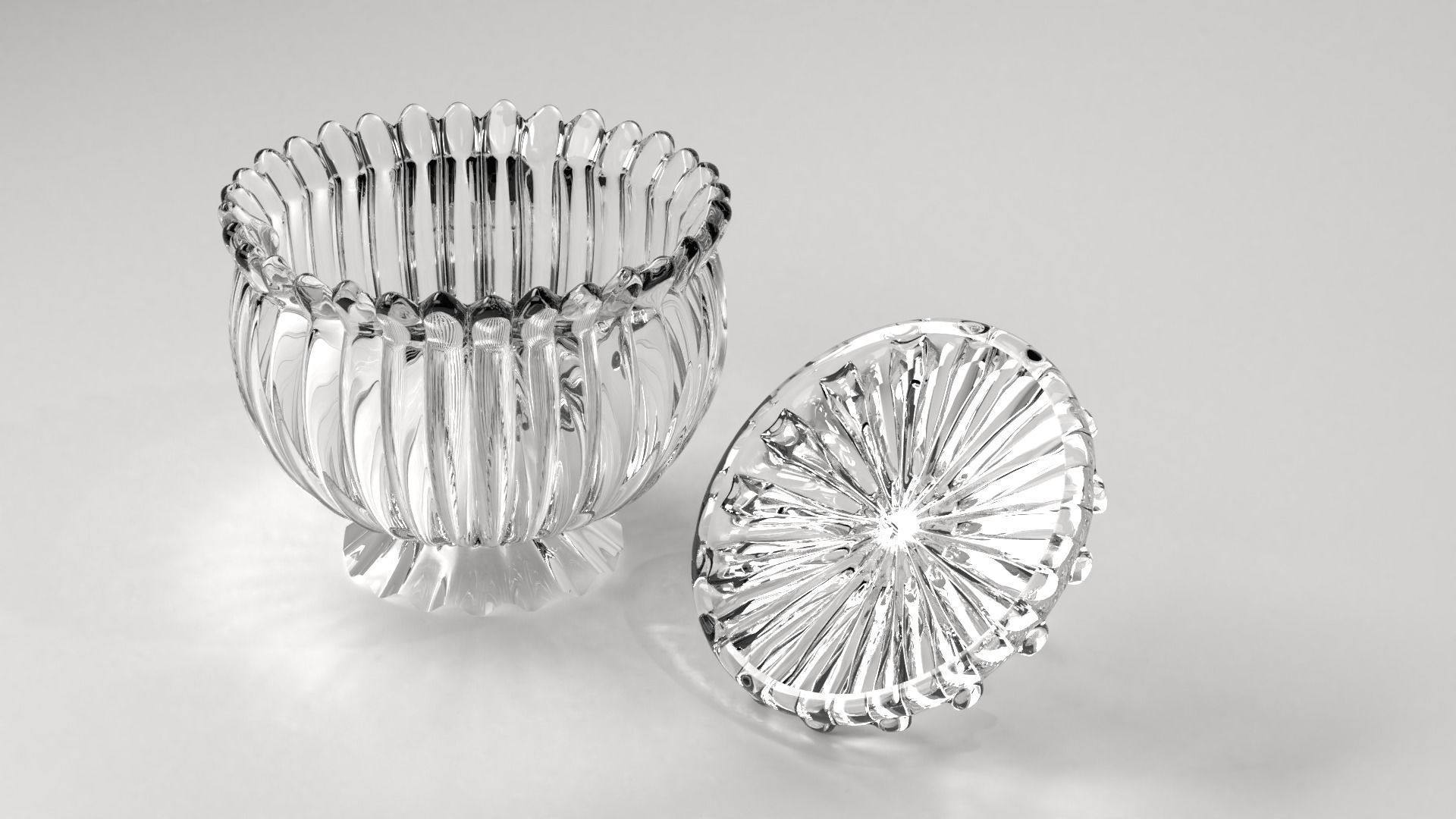 Glass Jar 2 3D model_3