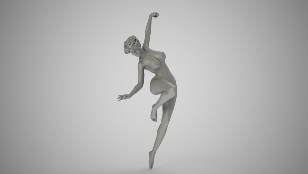 Art Pose 7 3D print model_4