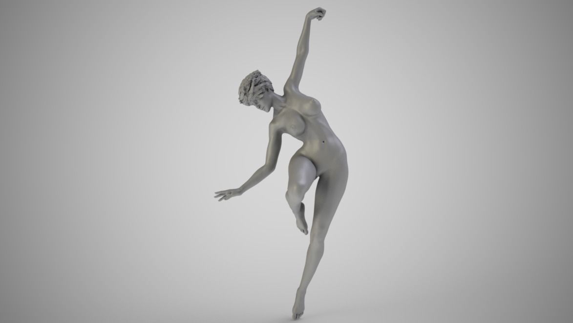 Art Pose 7 3D print model_1