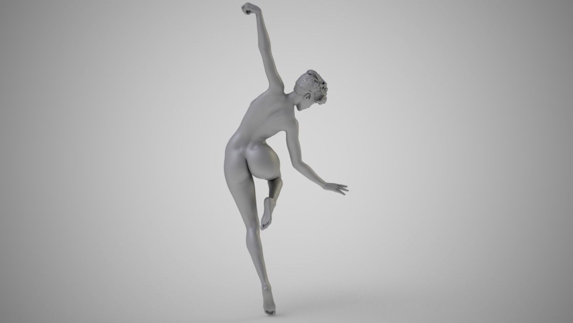 Art Pose 7 3D print model_2