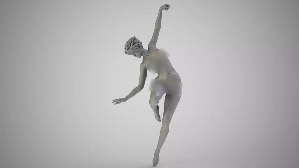 Art Pose 7 3D print model_0