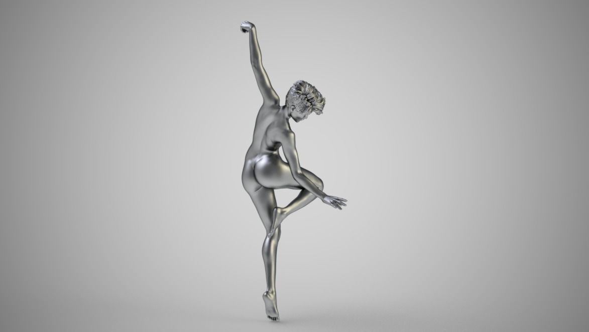 Art Pose 7 3D print model_5