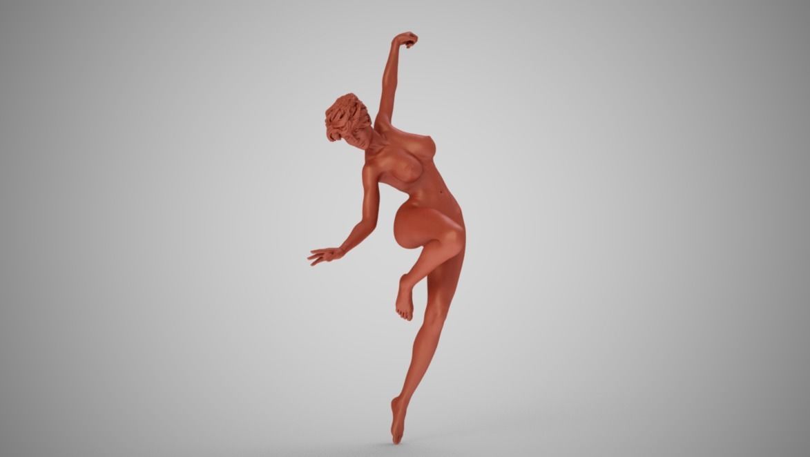 Art Pose 7 3D print model_9
