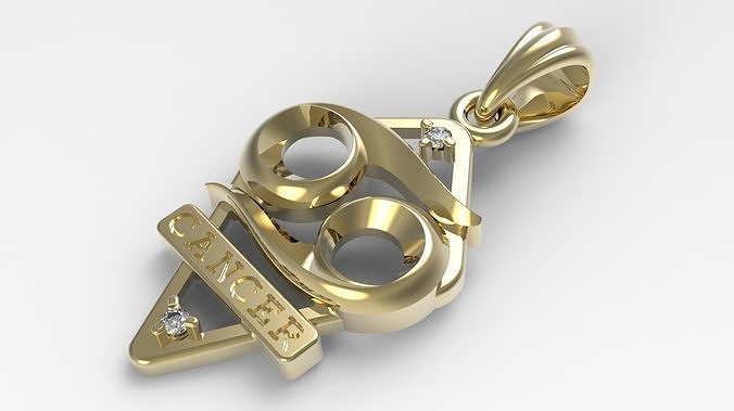 JPendant7 Cancer 3D print model