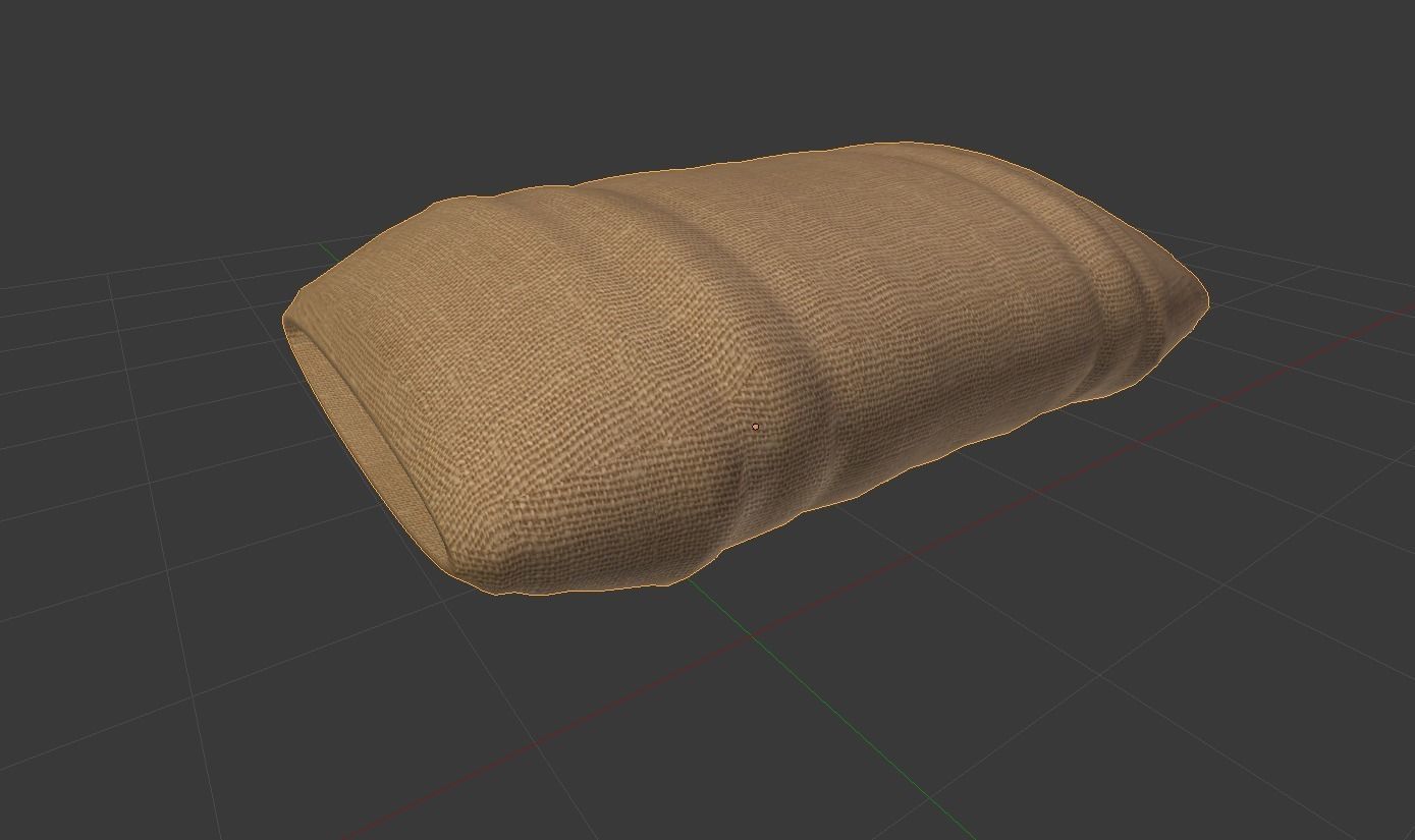 Furniture Game Asset  Free low-poly 3D model_7