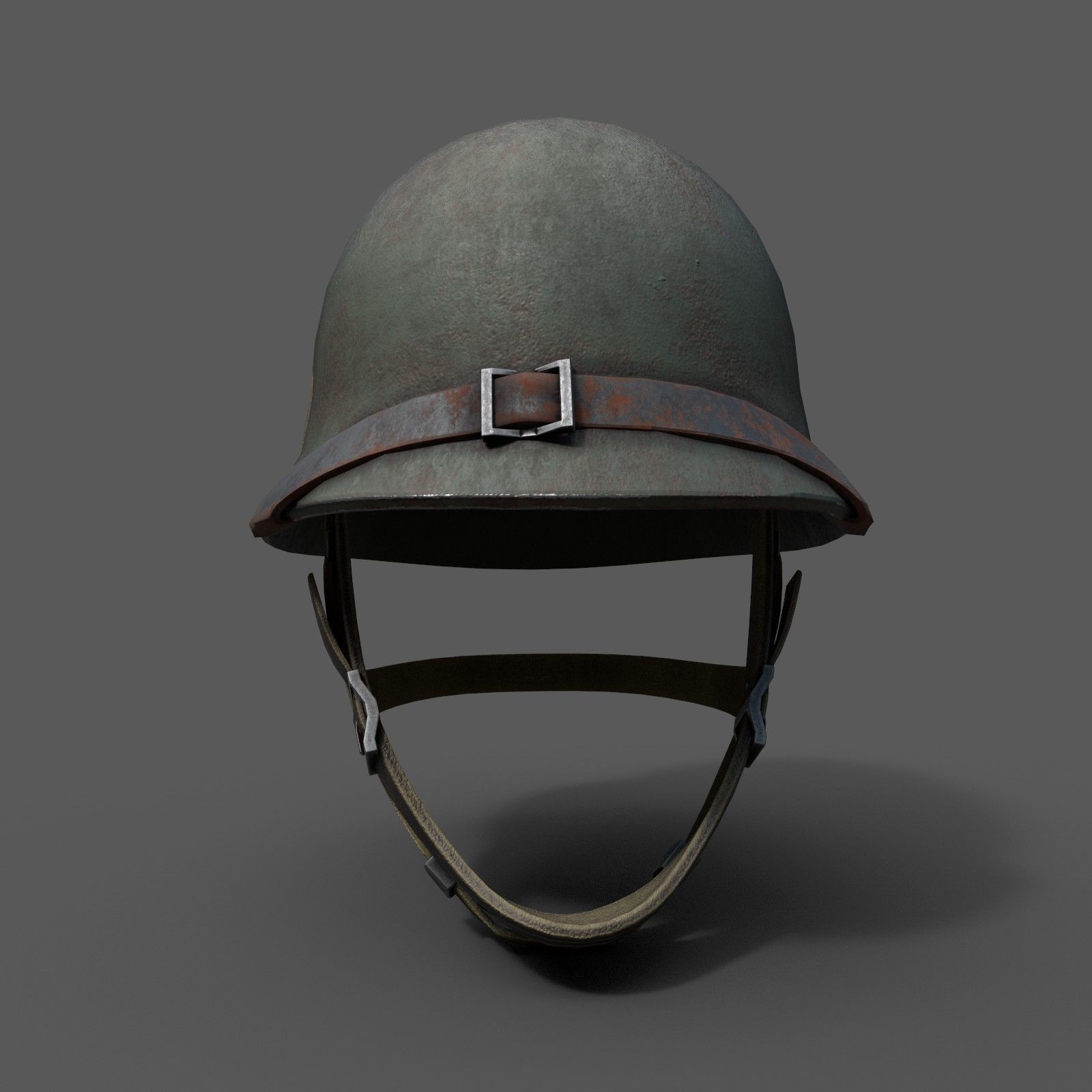 Helmet military Scifi ver 17  Low-poly 3D model_6