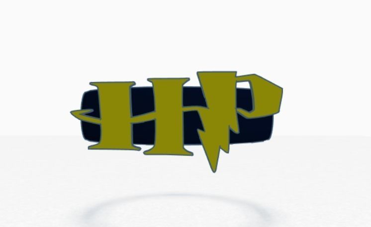 Harry Potter Ring 3D print model_2