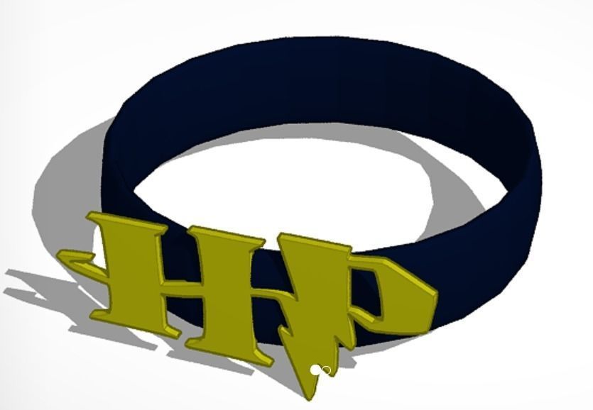 Harry Potter Ring 3D print model_3