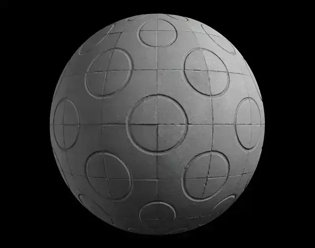 Green patterned tiles