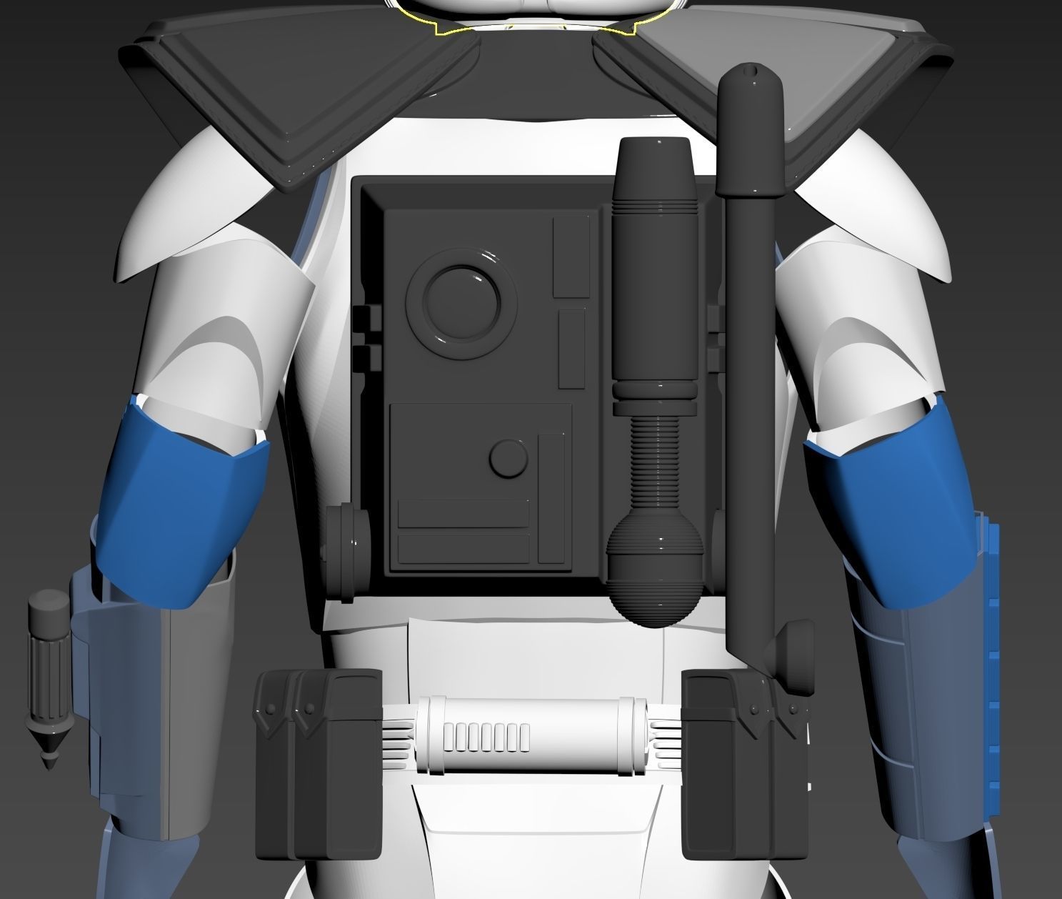 Star Wars ARC Clone Trooper Fives Full Armor Phase 2 3D print model_3