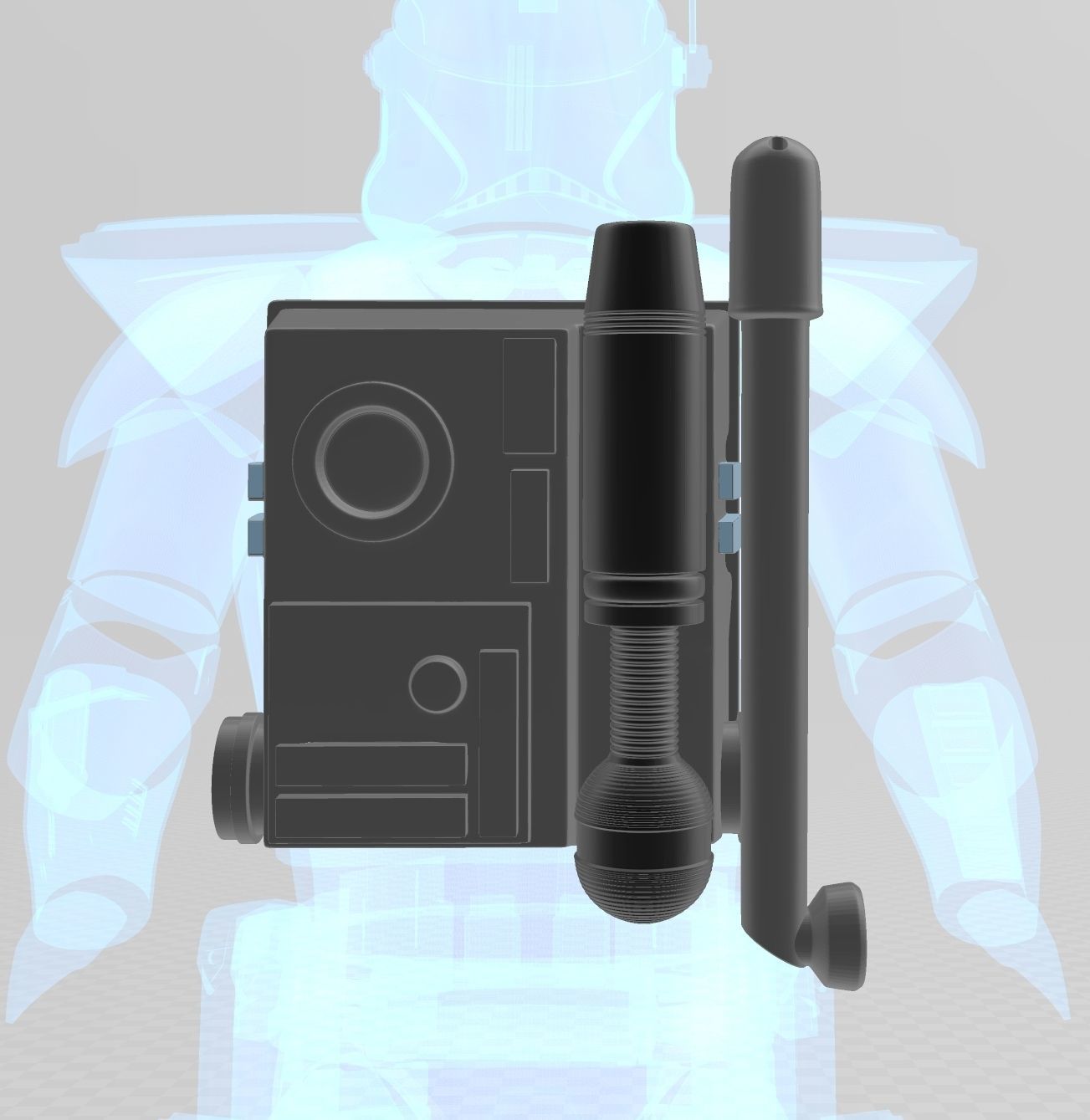 Star Wars ARC Clone Trooper Fives Full Armor Phase 2 3D print model_15