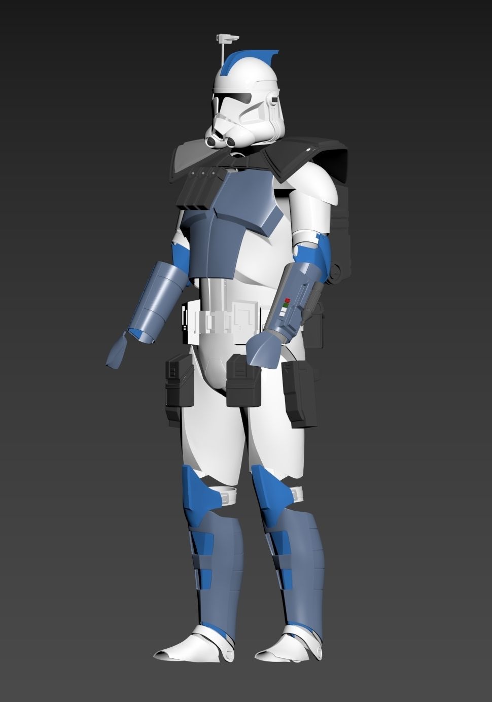 Star Wars ARC Clone Trooper Fives Full Armor Phase 2 3D print model_25