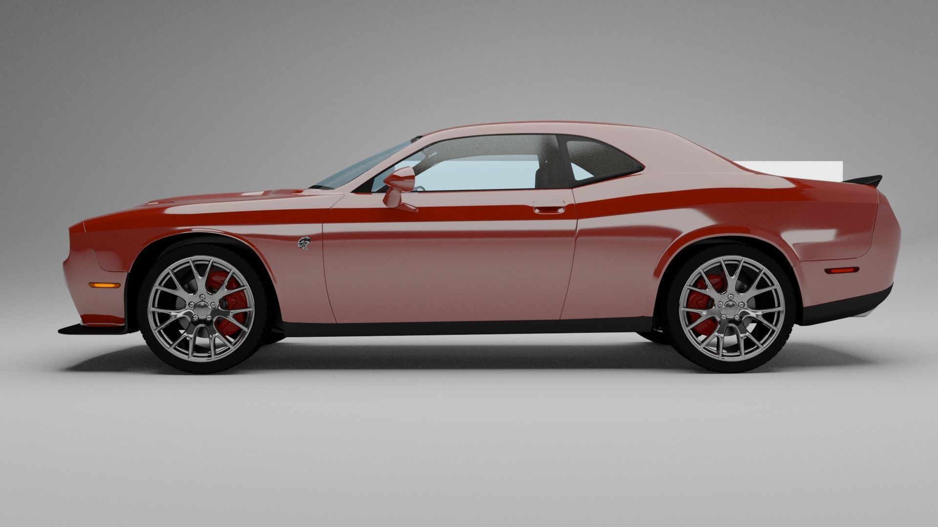 Dodge Challanger SRT 2015 3D model_2