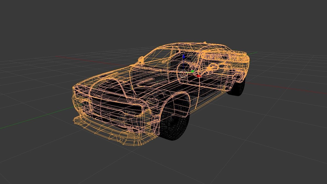 Dodge Challanger SRT 2015 3D model_8