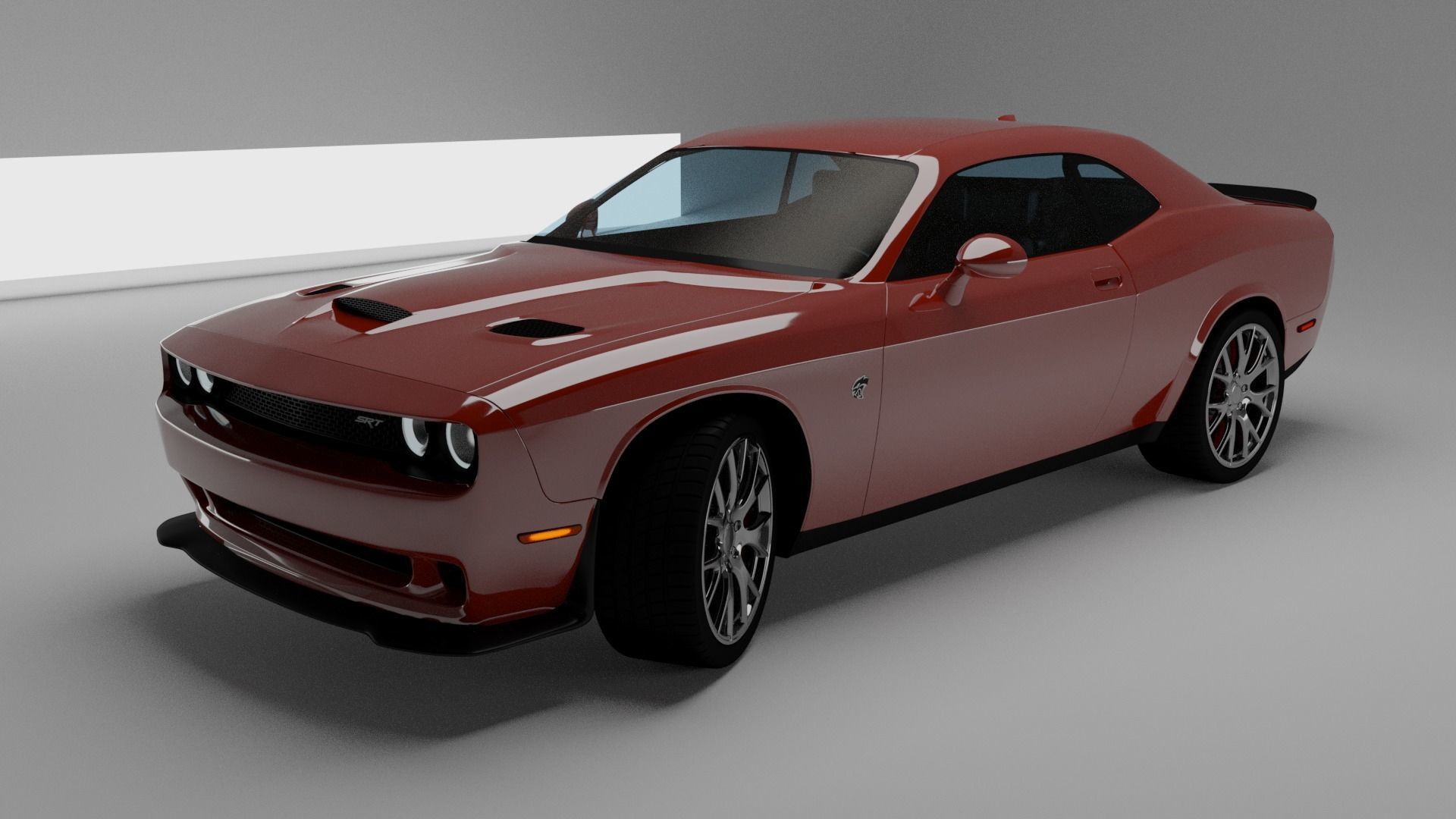 Dodge Challanger SRT 2015 3D model_1