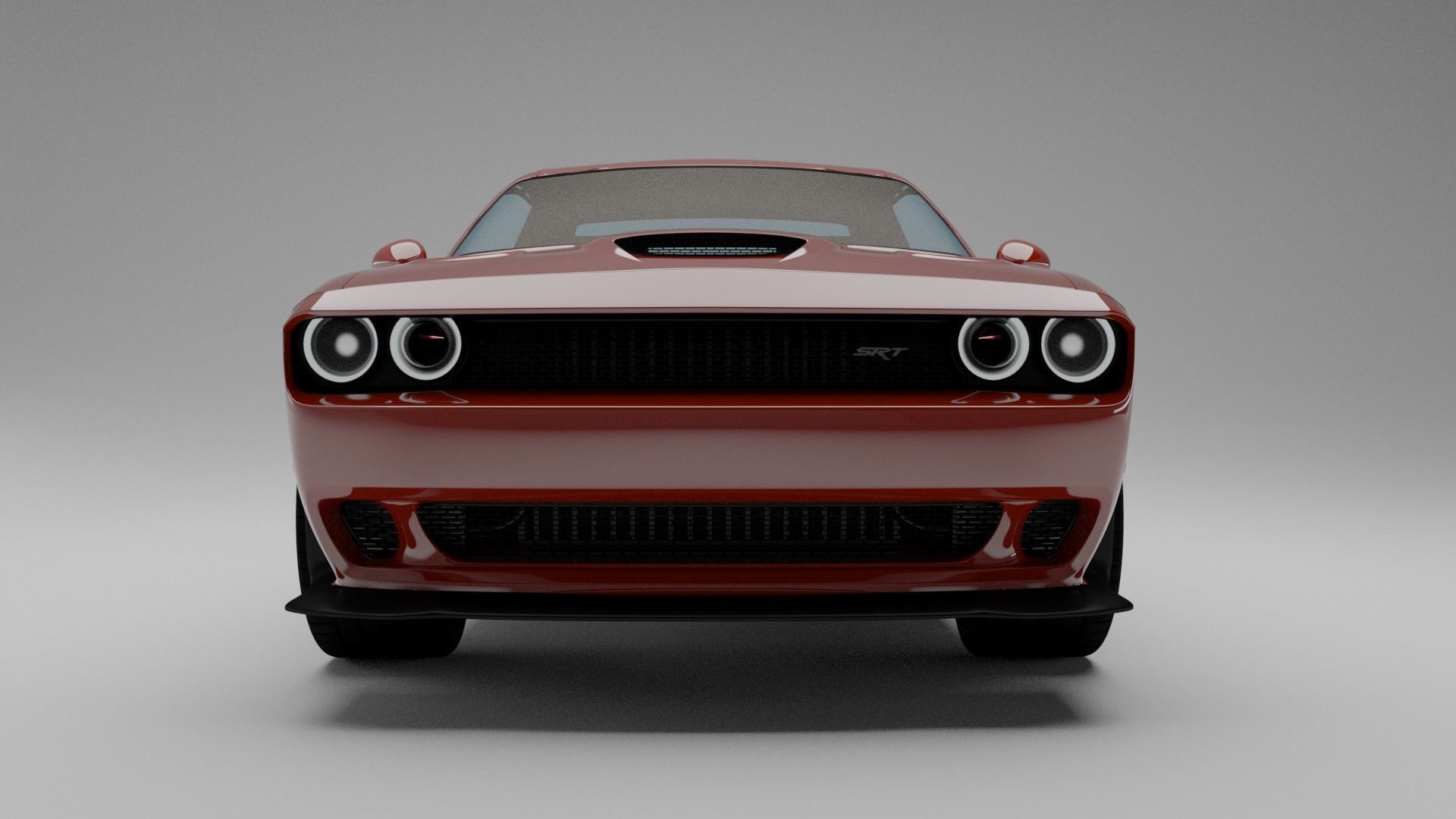 Dodge Challanger SRT 2015 3D model_5