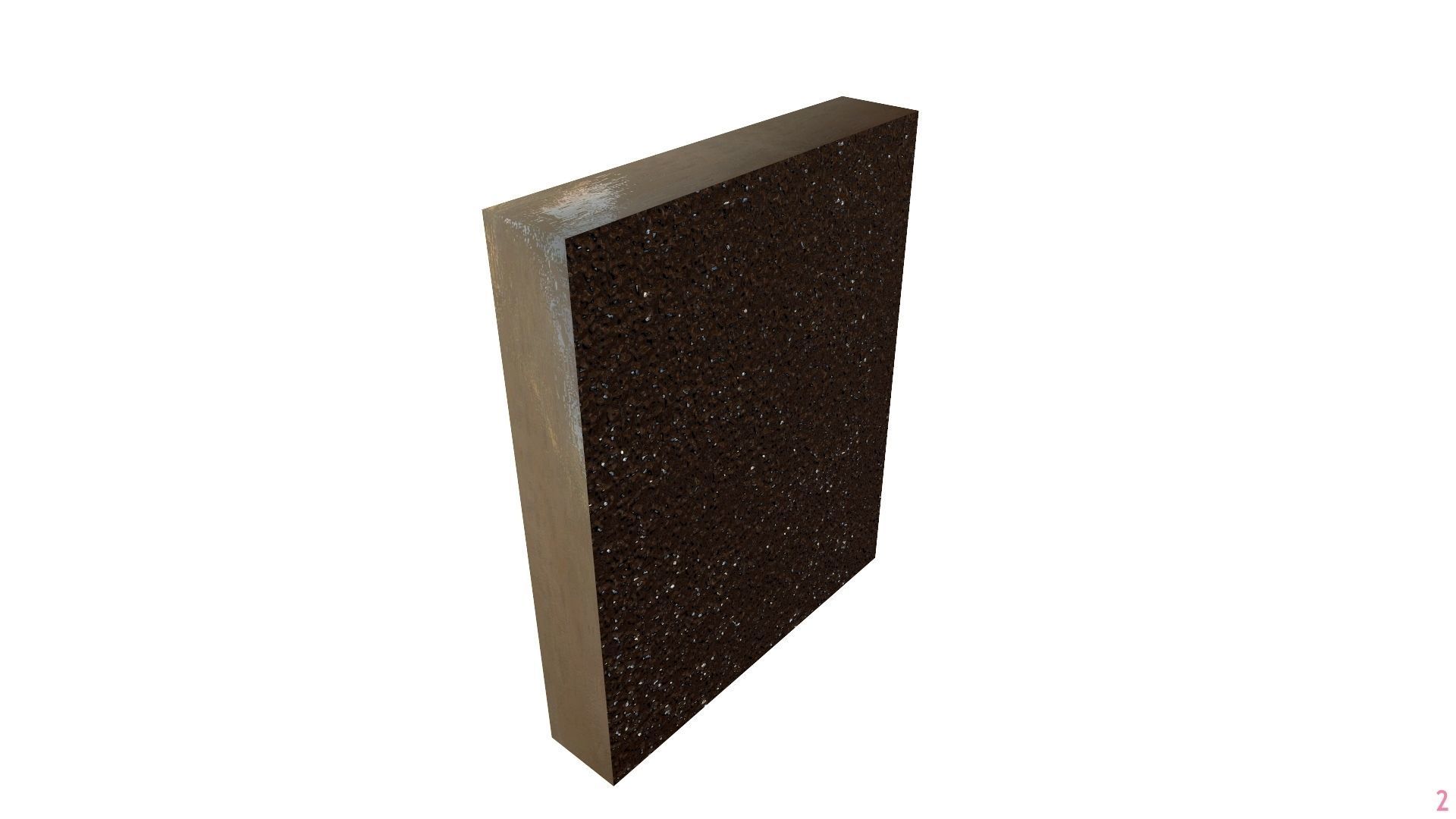 Keypad lock device Low-poly 3D model_4