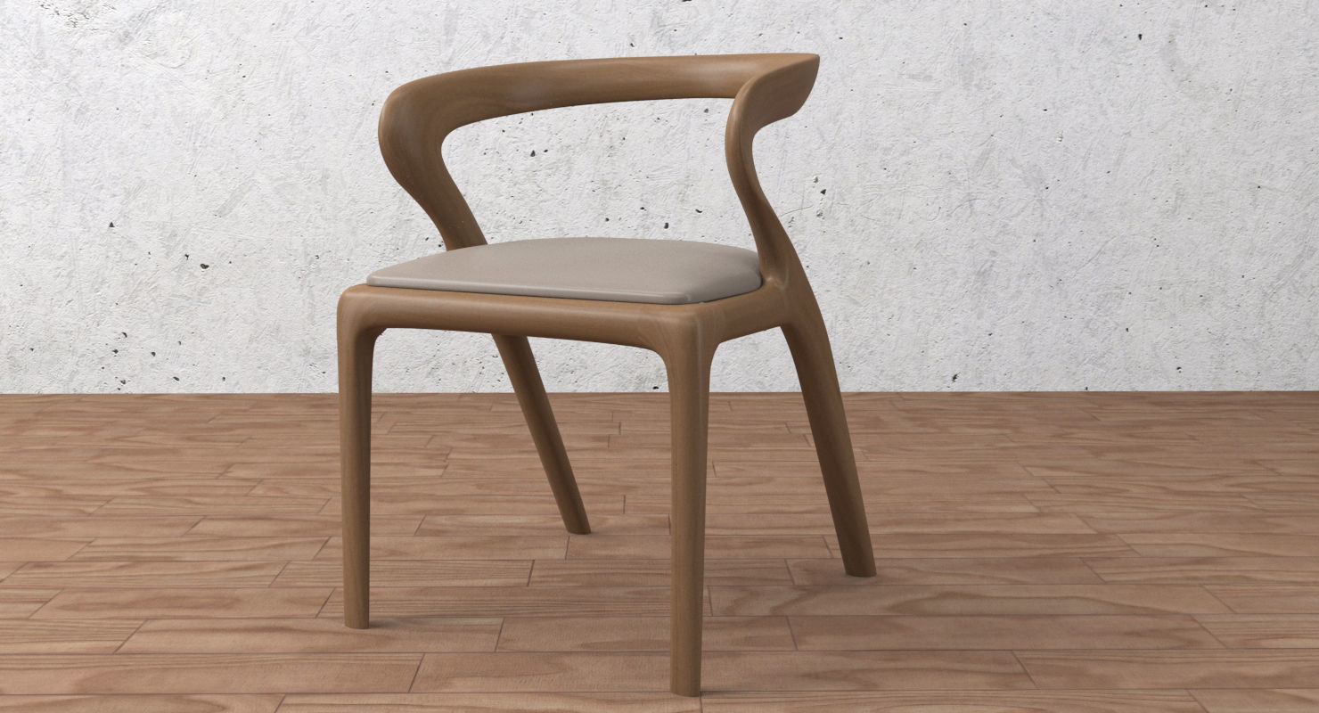 dining chair 3D model_5