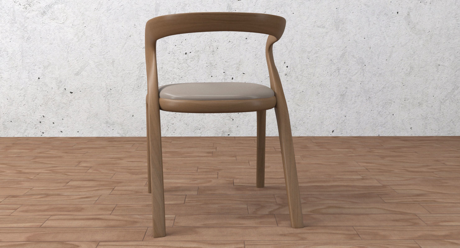 dining chair 3D model_2