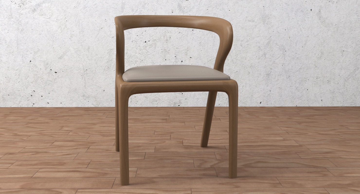 dining chair 3D model_6