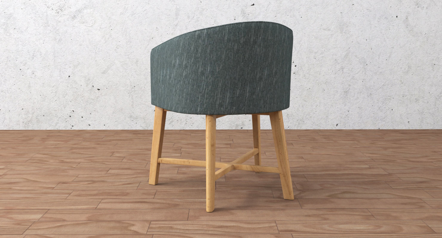 living room chair 3D model_6