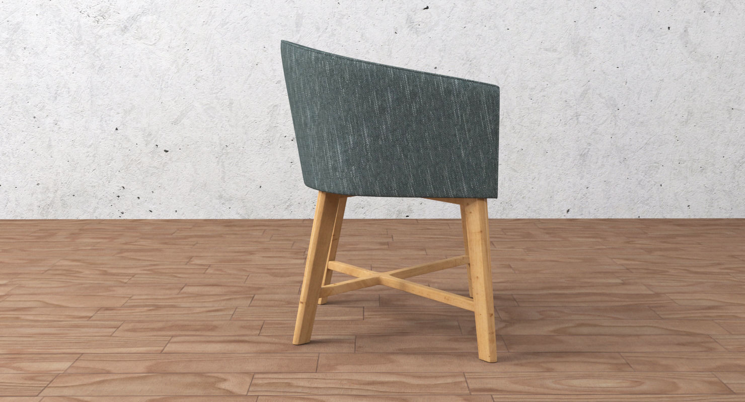 living room chair 3D model_3
