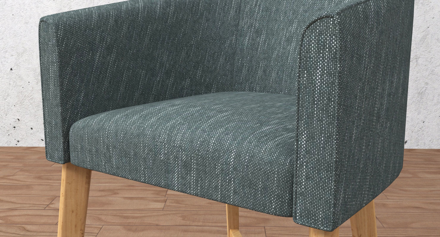 living room chair 3D model_1