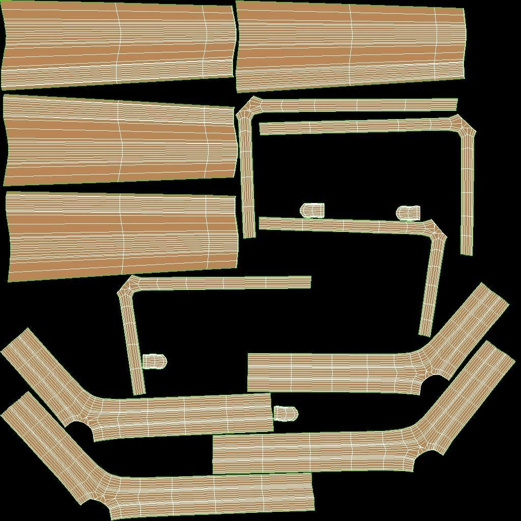 living room chair 3D model_15