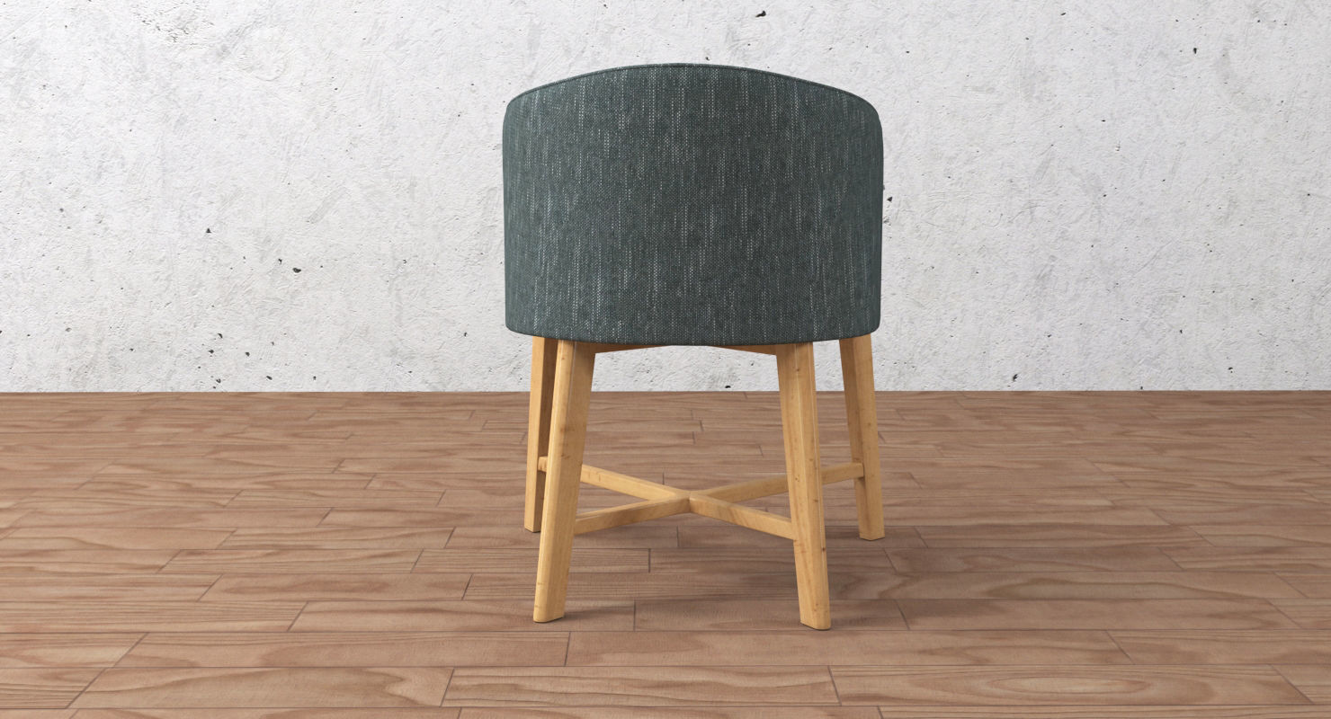 living room chair 3D model_5
