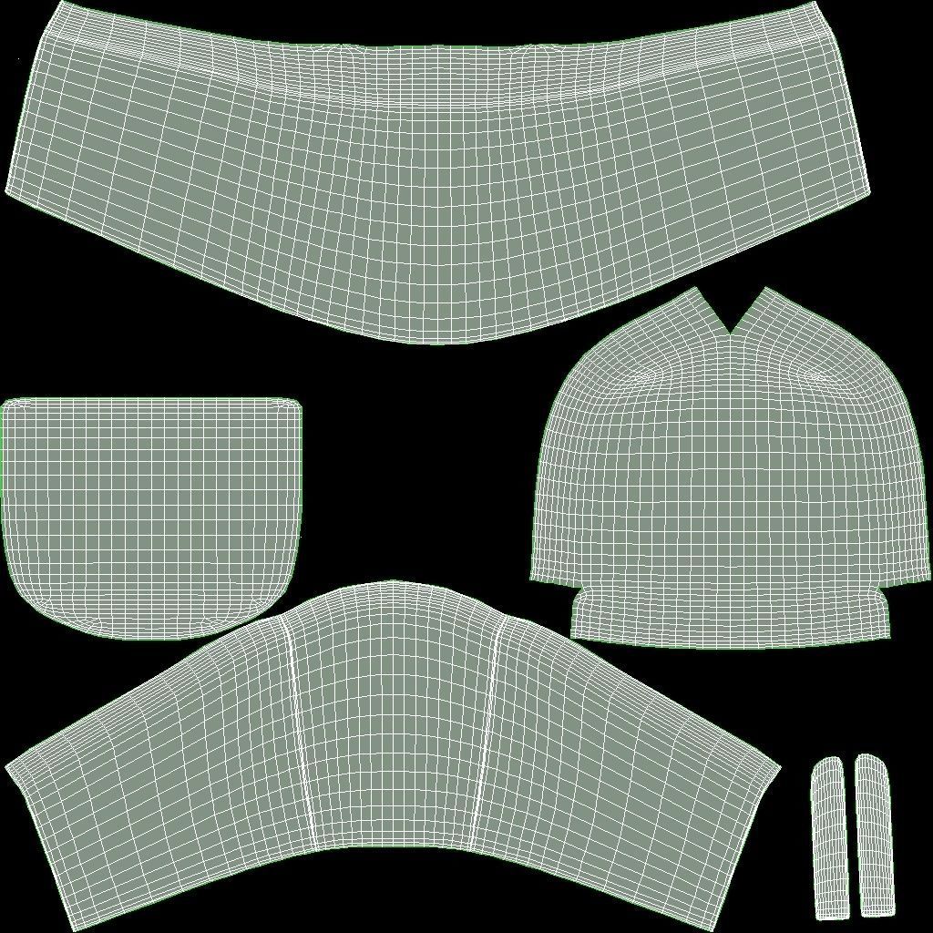 living room chair 3D model_16