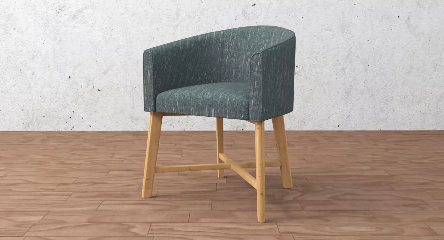 living room chair 3D model_0