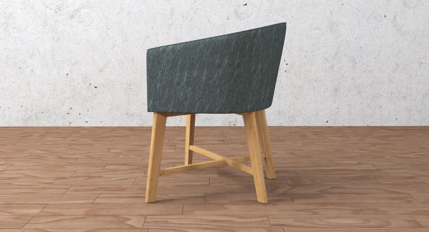 living room chair 3D model_8