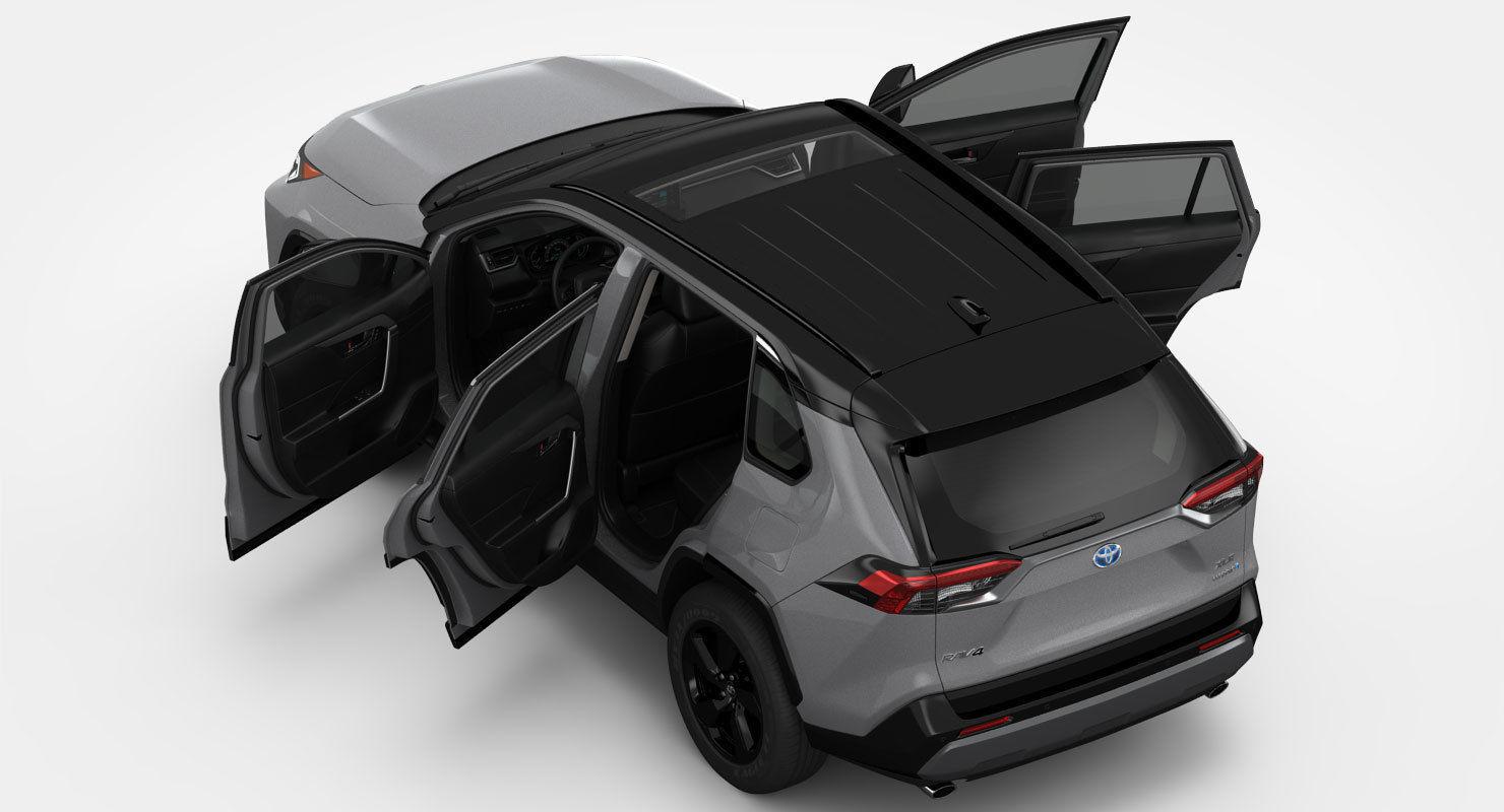 Toyota RAV4 Hybrid 2019 3D model_12
