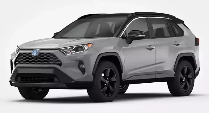 Toyota RAV4 Hybrid 2019 3D model Toyota RAV4 Hybrid 2019 3D model