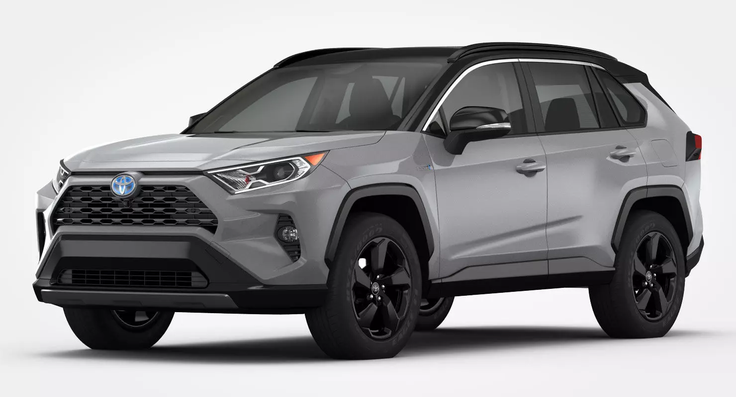 Toyota RAV4 Hybrid 2019 3D model_0