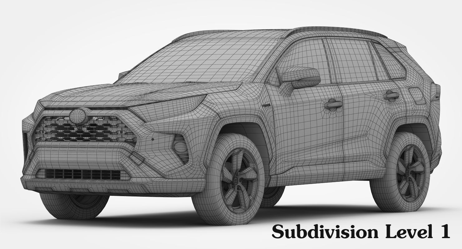 Toyota RAV4 Hybrid 2019 3D model_19