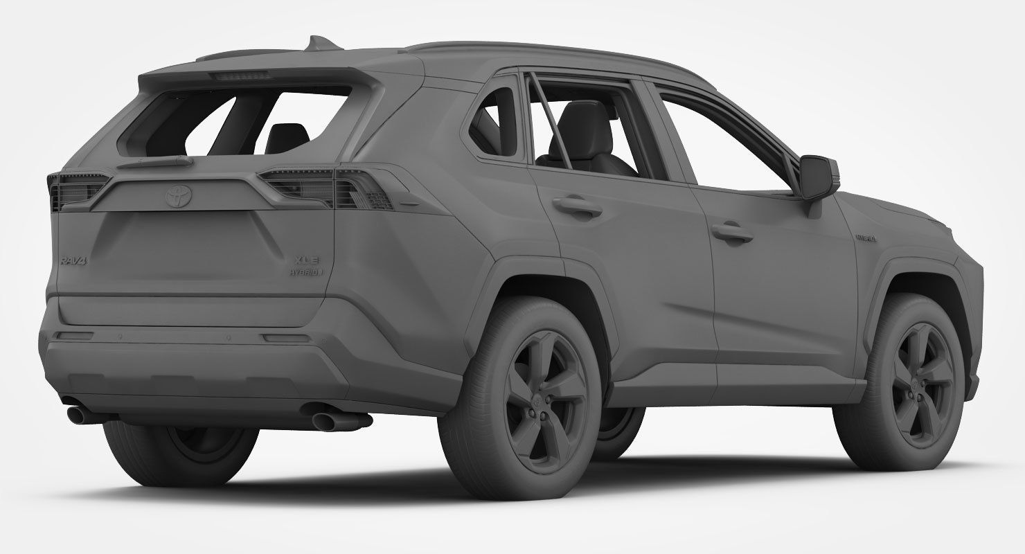 Toyota RAV4 Hybrid 2019 3D model_17
