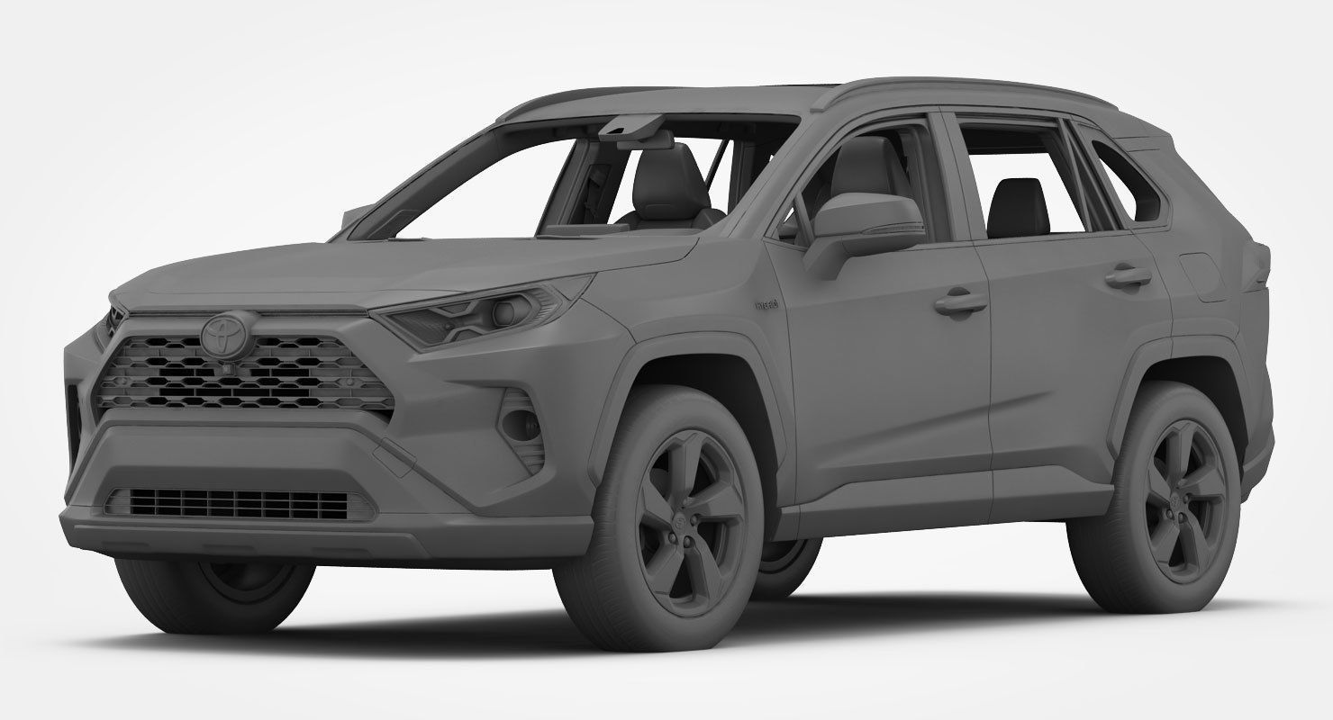 Toyota RAV4 Hybrid 2019 3D model_16