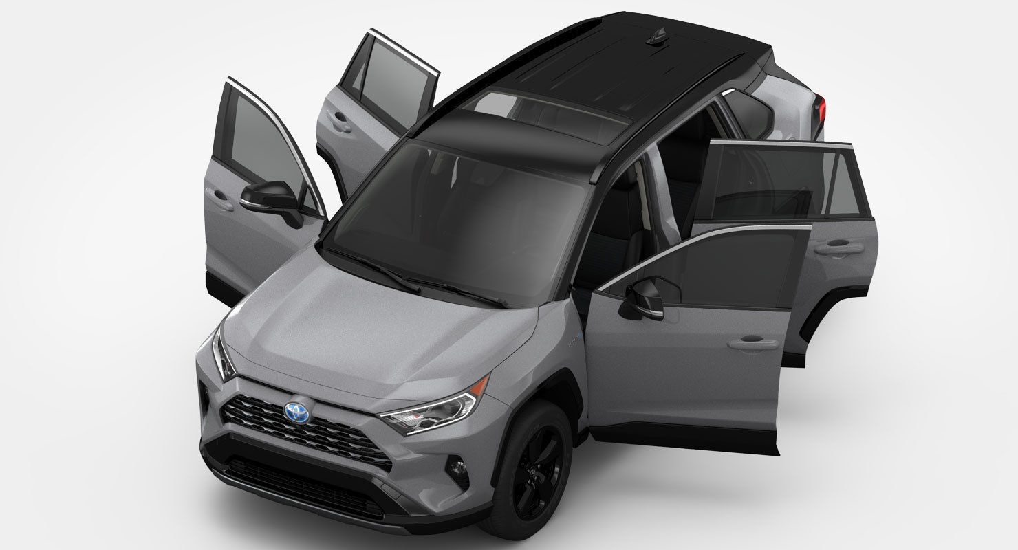 Toyota RAV4 Hybrid 2019 3D model_11