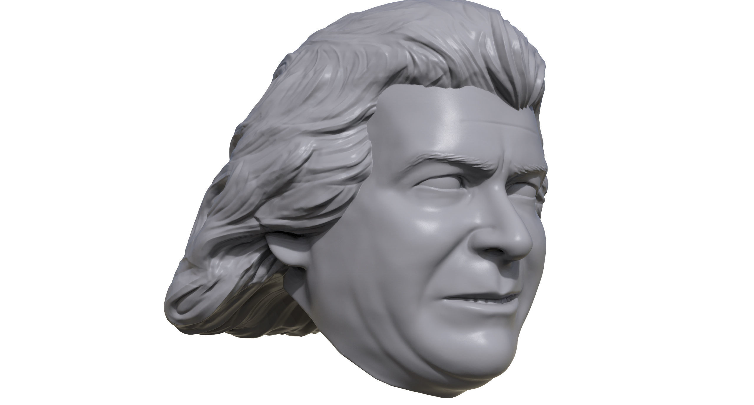 Pletera  3D printable portrait sculpture 3D print model_8