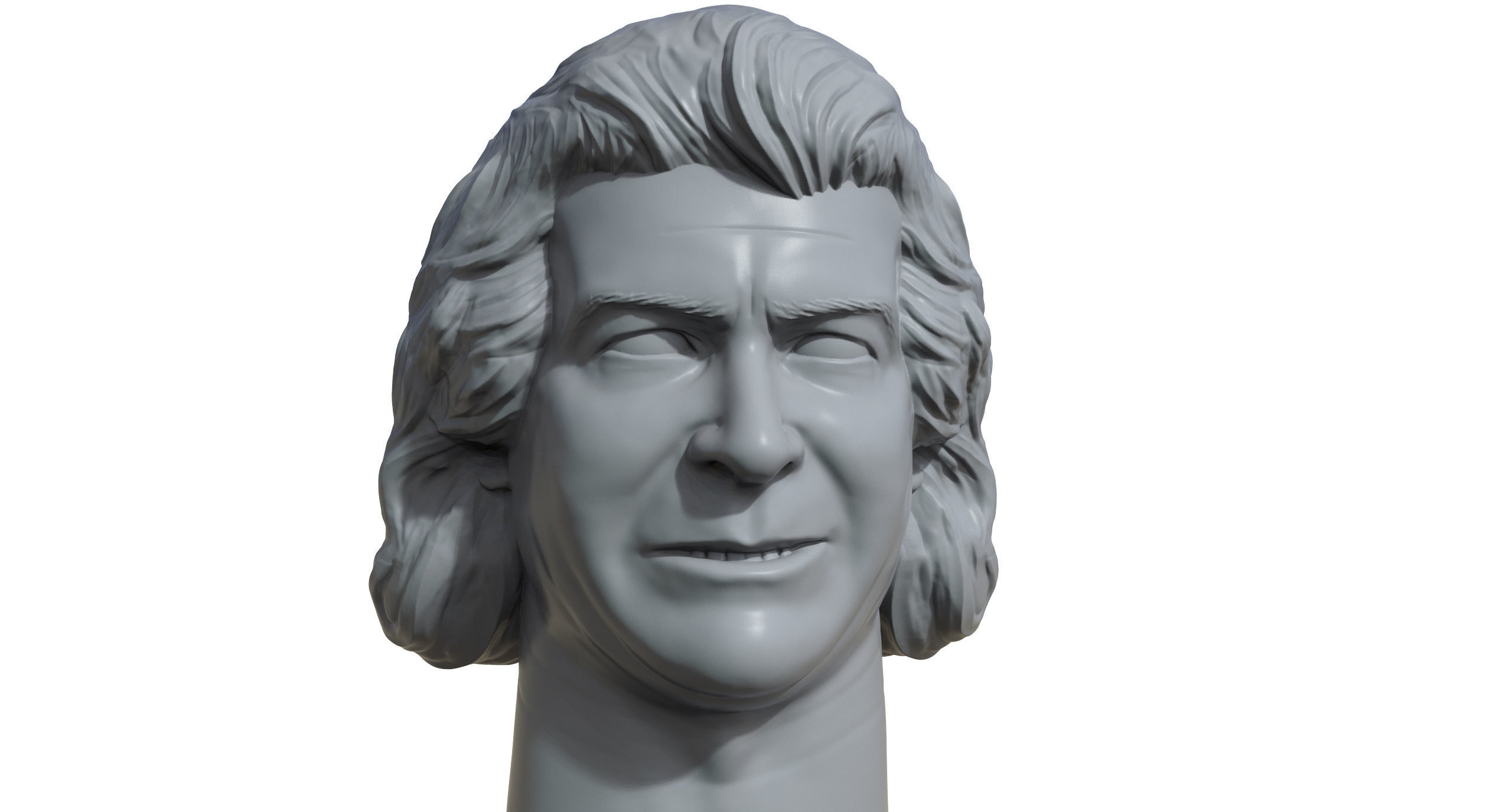 Pletera  3D printable portrait sculpture 3D print model_2