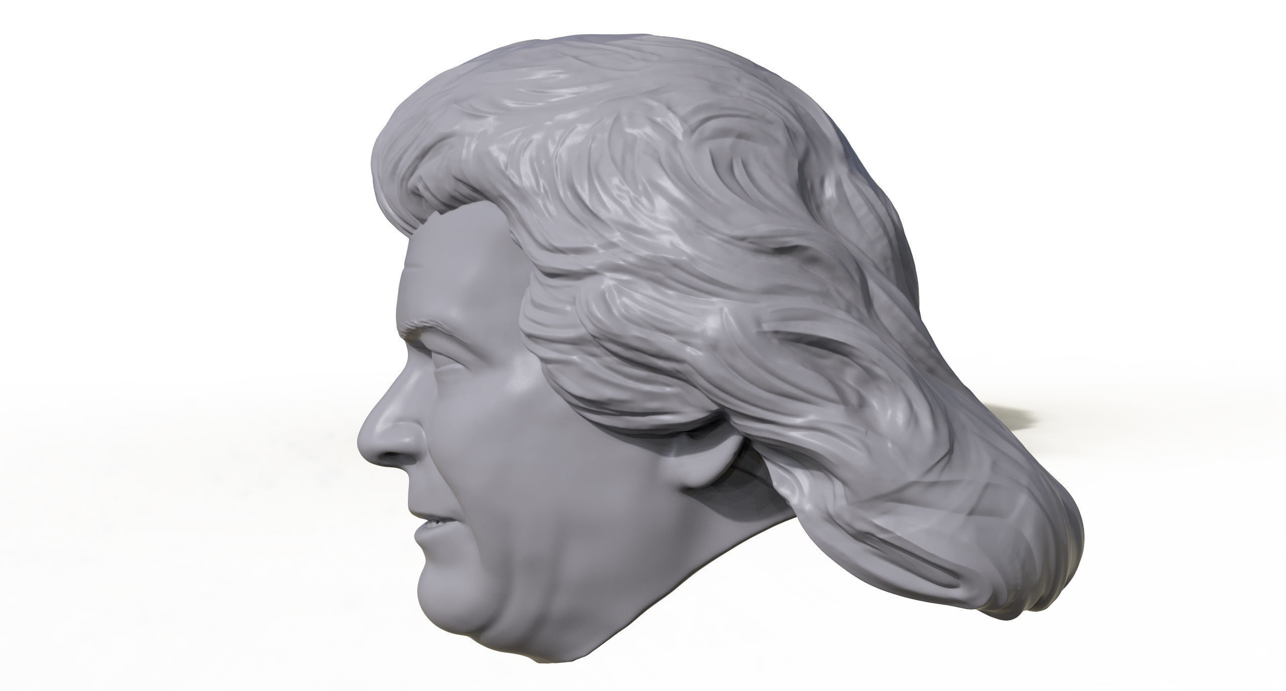 Pletera  3D printable portrait sculpture 3D print model_9