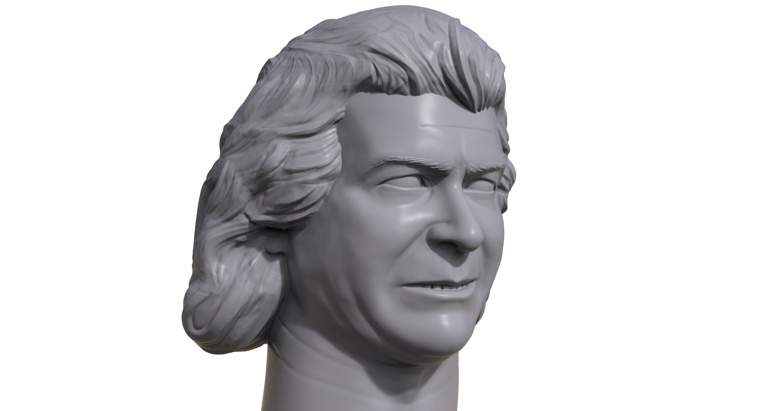 Pletera  3D printable portrait sculpture 3D print model_3