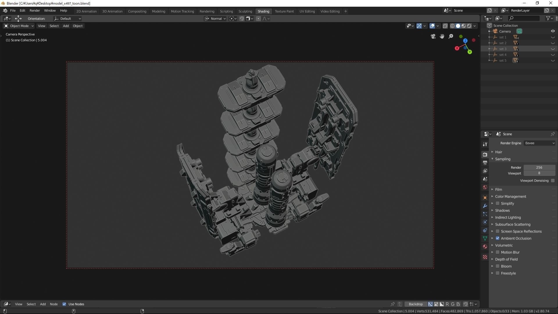 Toon render project file 1 3D model_3