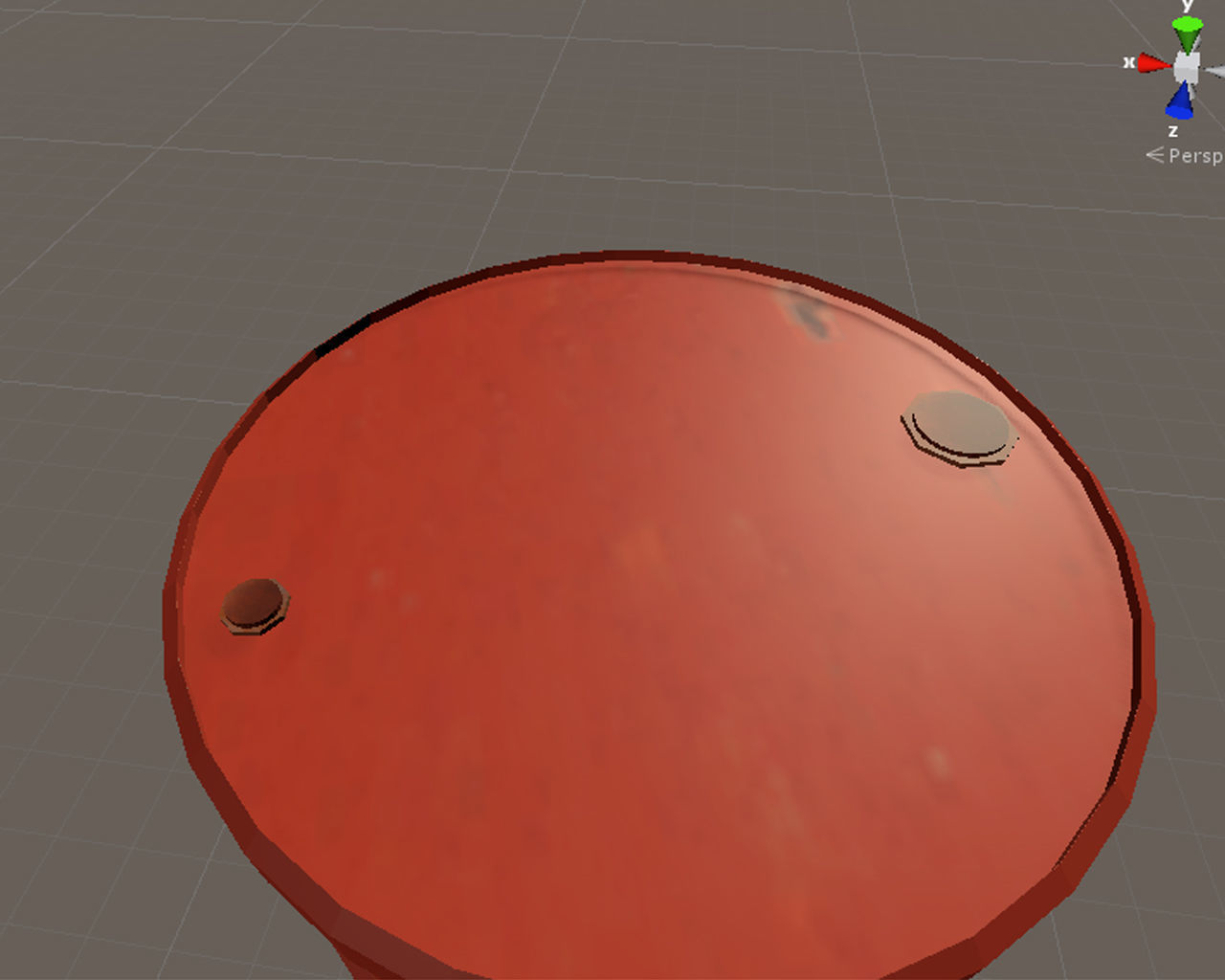 Low Poly Gas Barrel Free low-poly 3D model_1